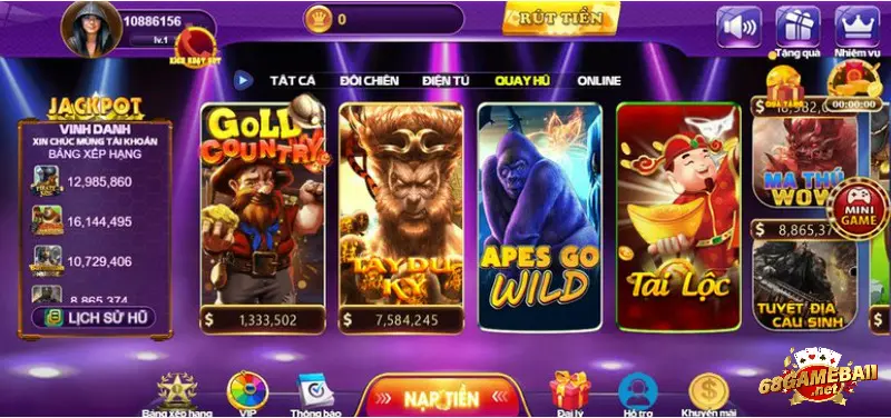 68 game bài sẽ thực hiện thay đổi nội dung sản phẩm mà không cần báo trước