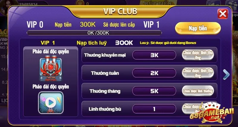 Giới thiệu về chương trình khuyến mãi tại 68 game bài