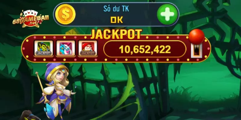 Biểu tượng jackpot khổng lồ trong tựa game hot
